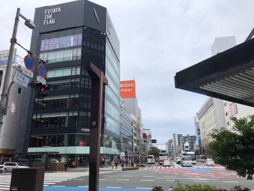 道案内画像03 西鉄天神駅からお越しのお客様