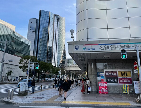 道案内画像03 JR名古屋駅からお越しの方