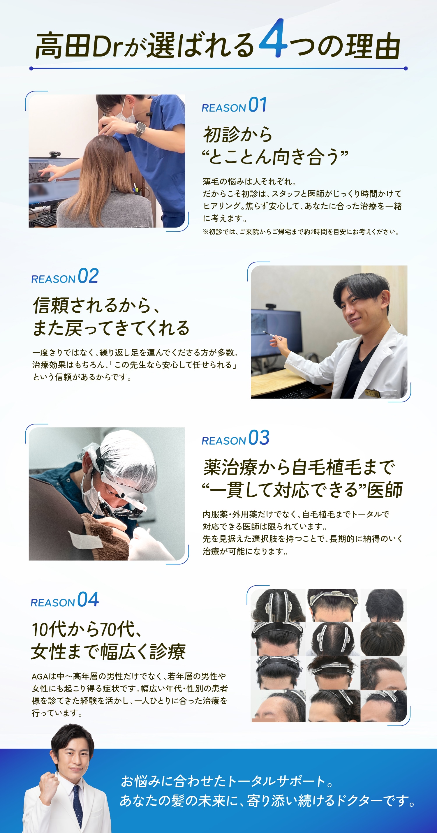 選ばれる理由