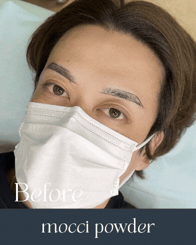 手彫りの2Dパウダー技法