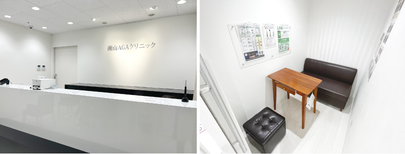 プライバシーに配慮された個室を完備