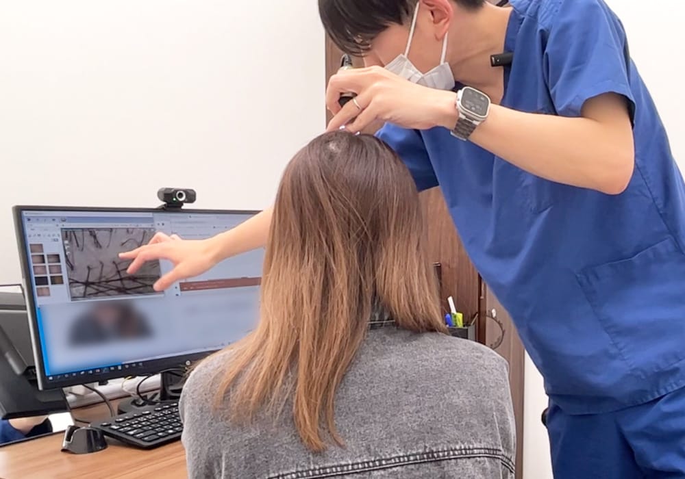 医師の丁寧なカウンセリング