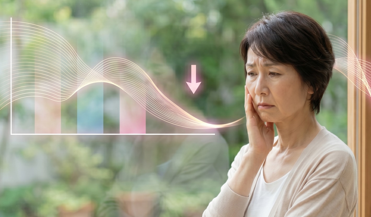 女性ホルモン(エストロゲン)の減少