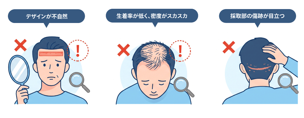 クリニック選びを誤るとこんなことに…