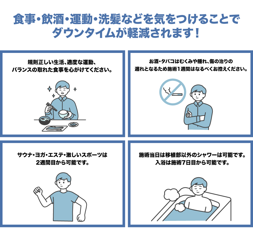 ダウンタイム軽減のための対策と注意点
