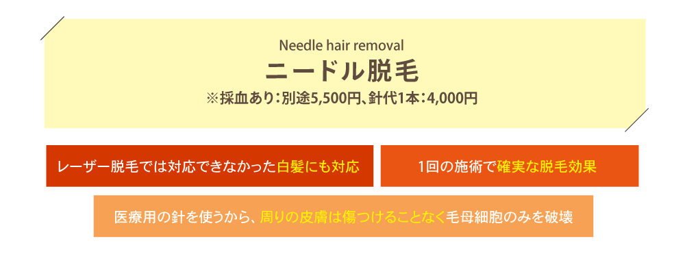 10月月替りキャンペーン特別ページ素材ニードル脱毛